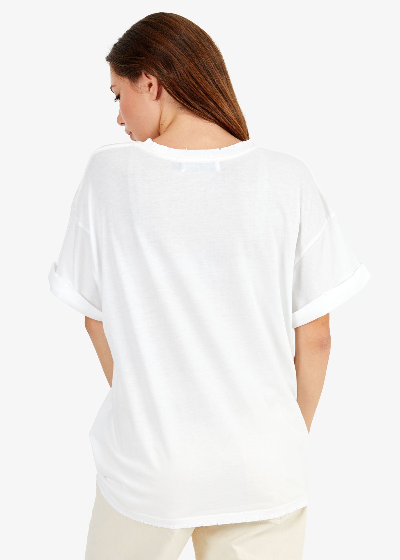 Canned Sardines Vintage White Boyfriend Tee