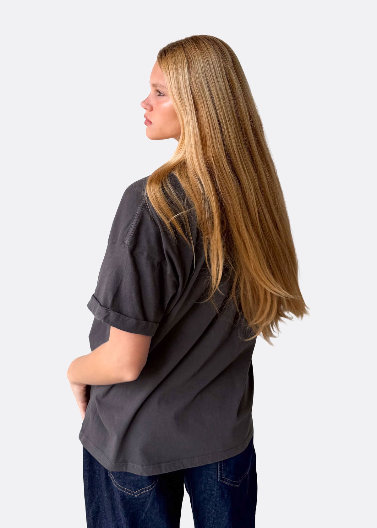 Choose Kindness Organic Vintage Black Boyfriend Tee