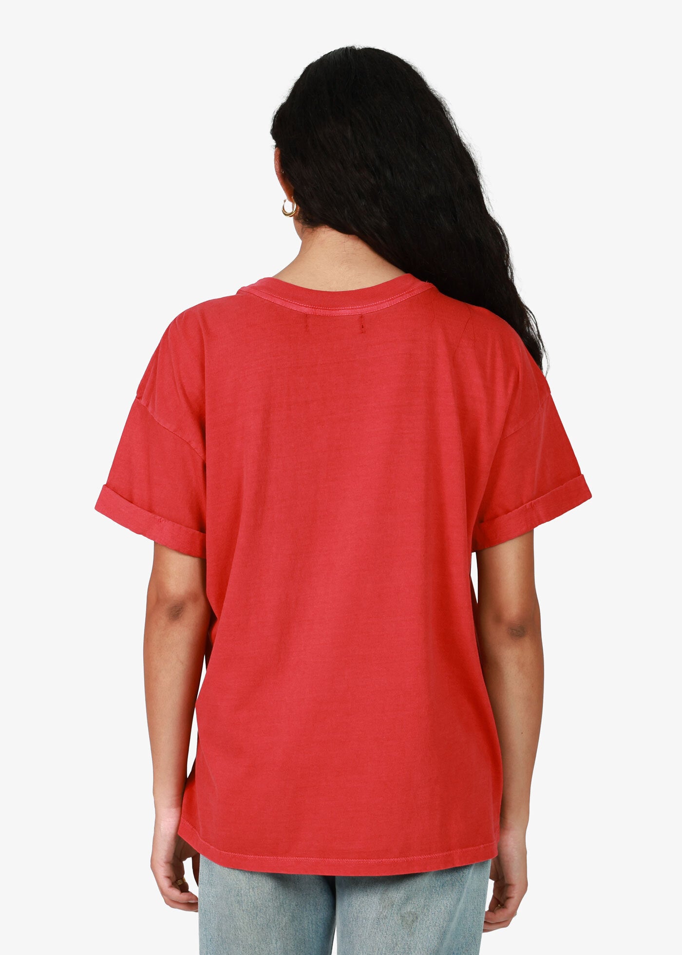 Doodle Heart Red Boyfriend Tee