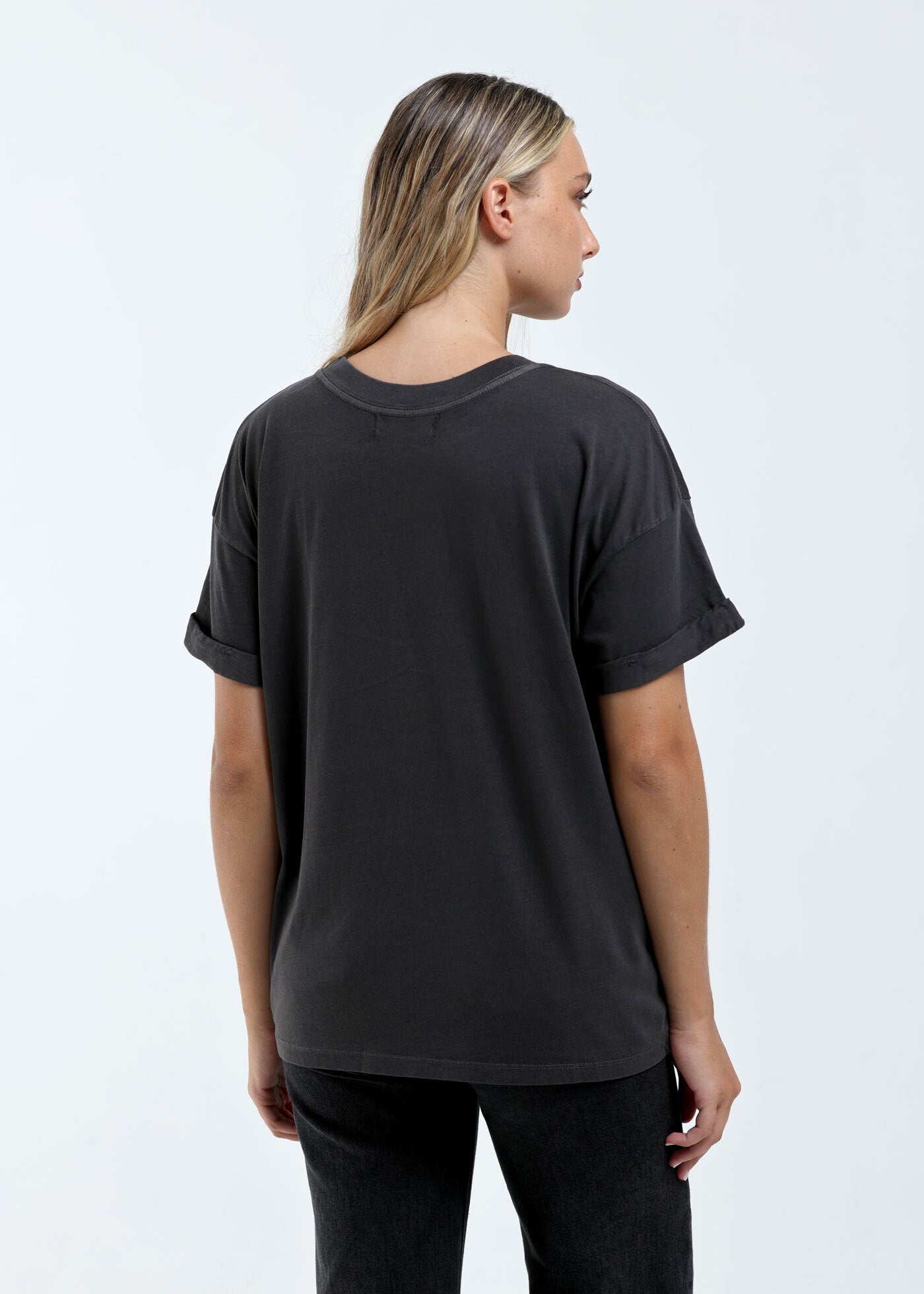 Leo Zodiac Reunion Tour Vintage Black Boyfriend Tee