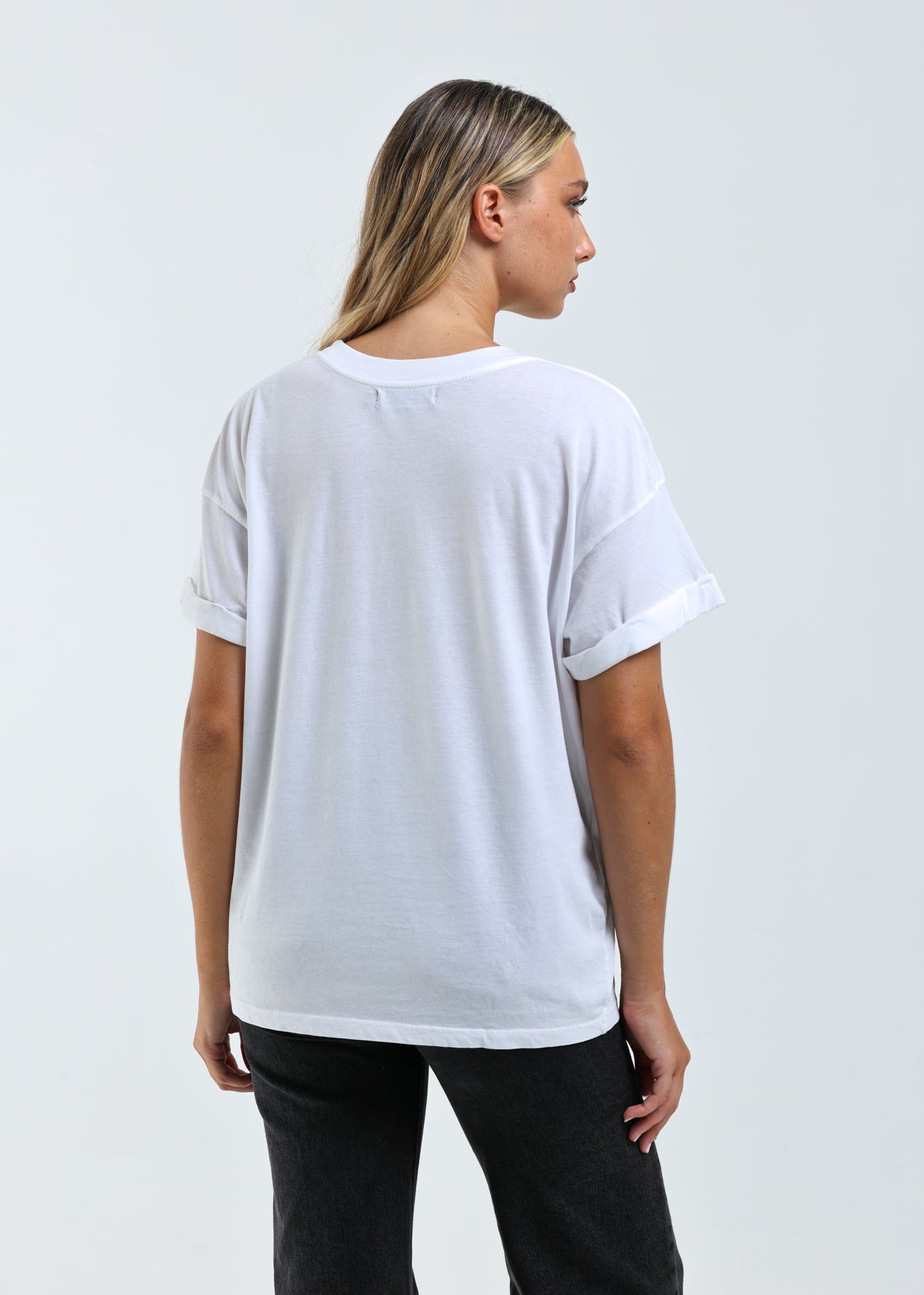 Sagittarius Cosmic Zodiac Vintage White Boyfriend Tee