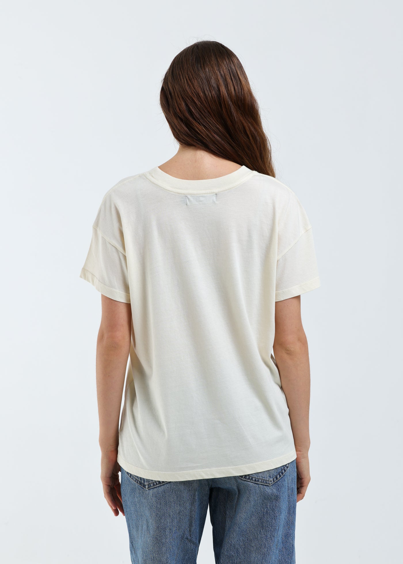 She's the Cat's Meow Off White Oversized Tee