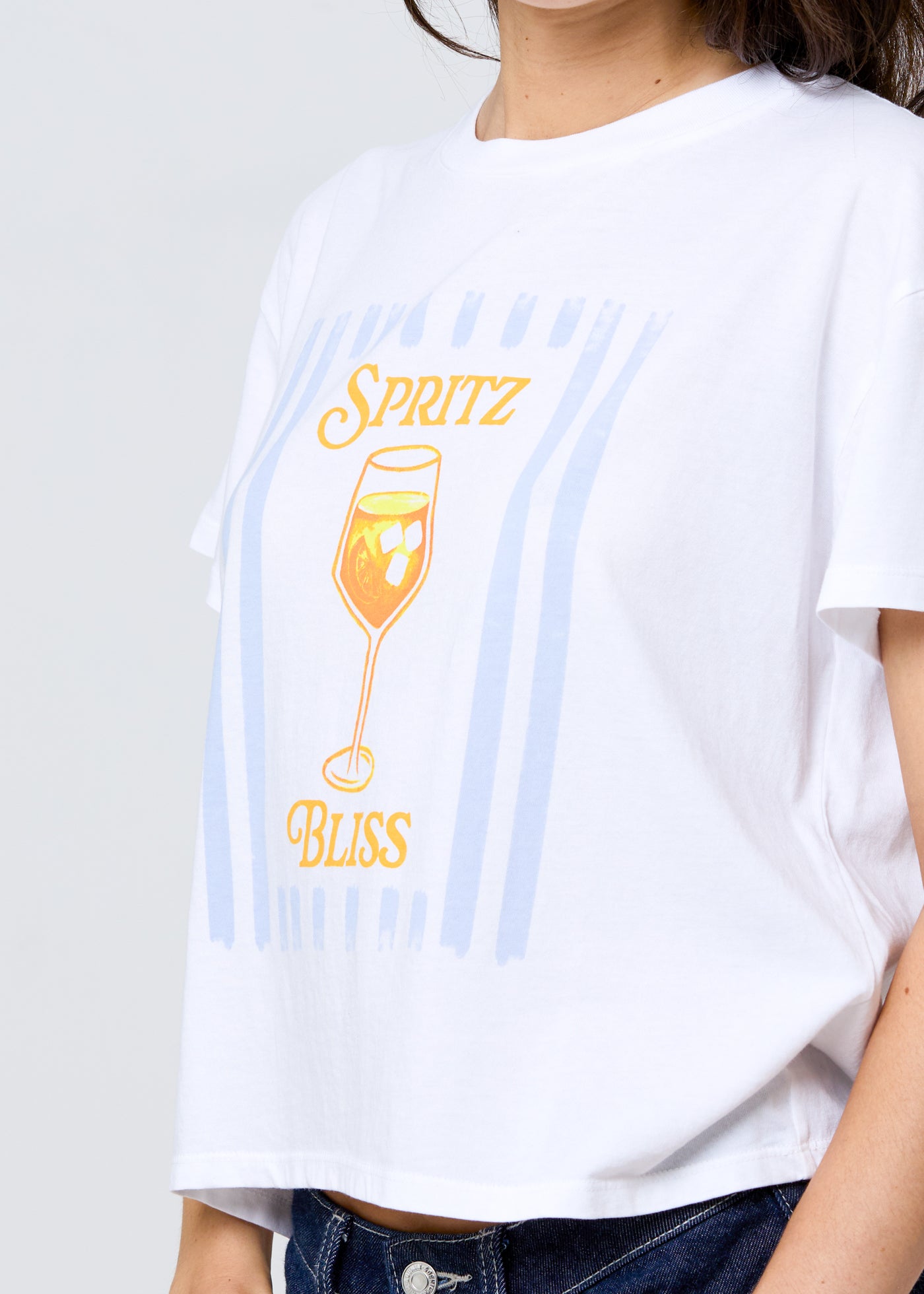 Spritz Bliss Vintage White Classic Tee