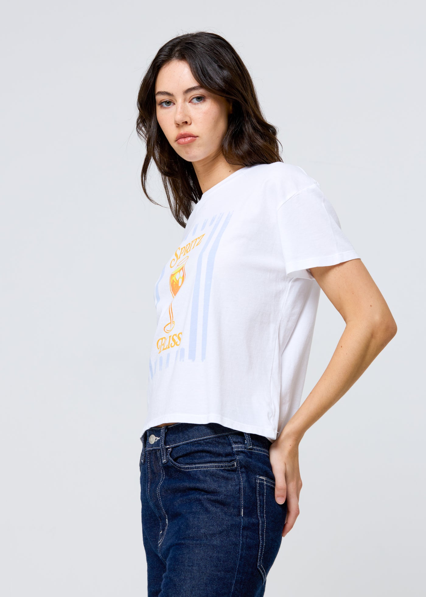 Spritz Bliss Vintage White Classic Tee