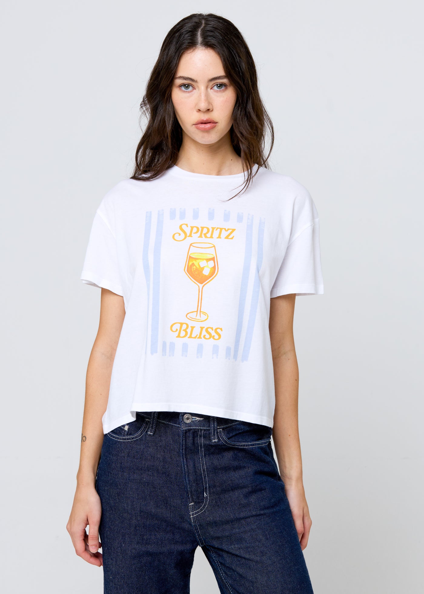 Spritz Bliss Vintage White Classic Tee