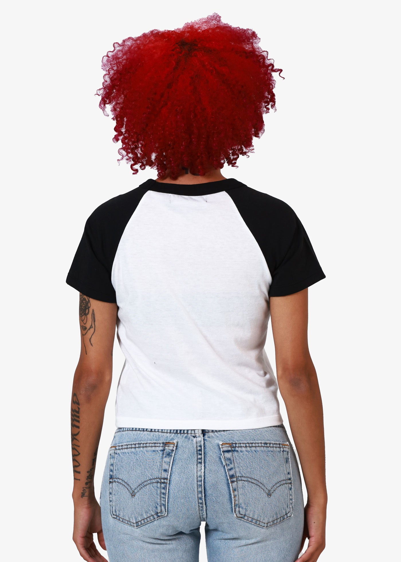 White & Blank Baby Raglan Tee