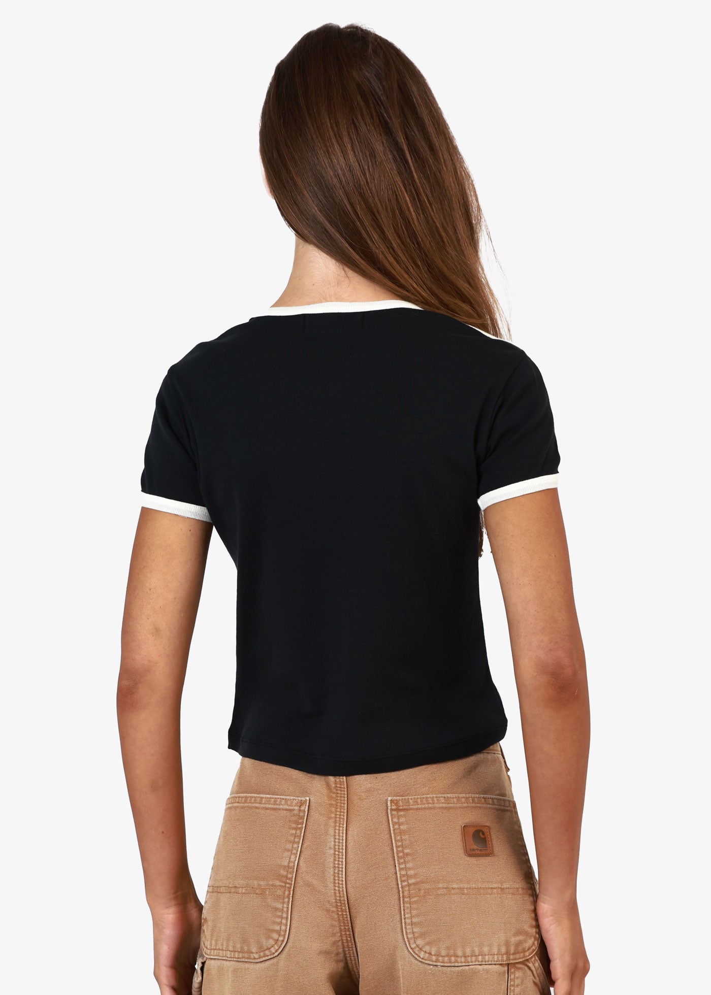 Black & Bone Baby Ringer Tee
