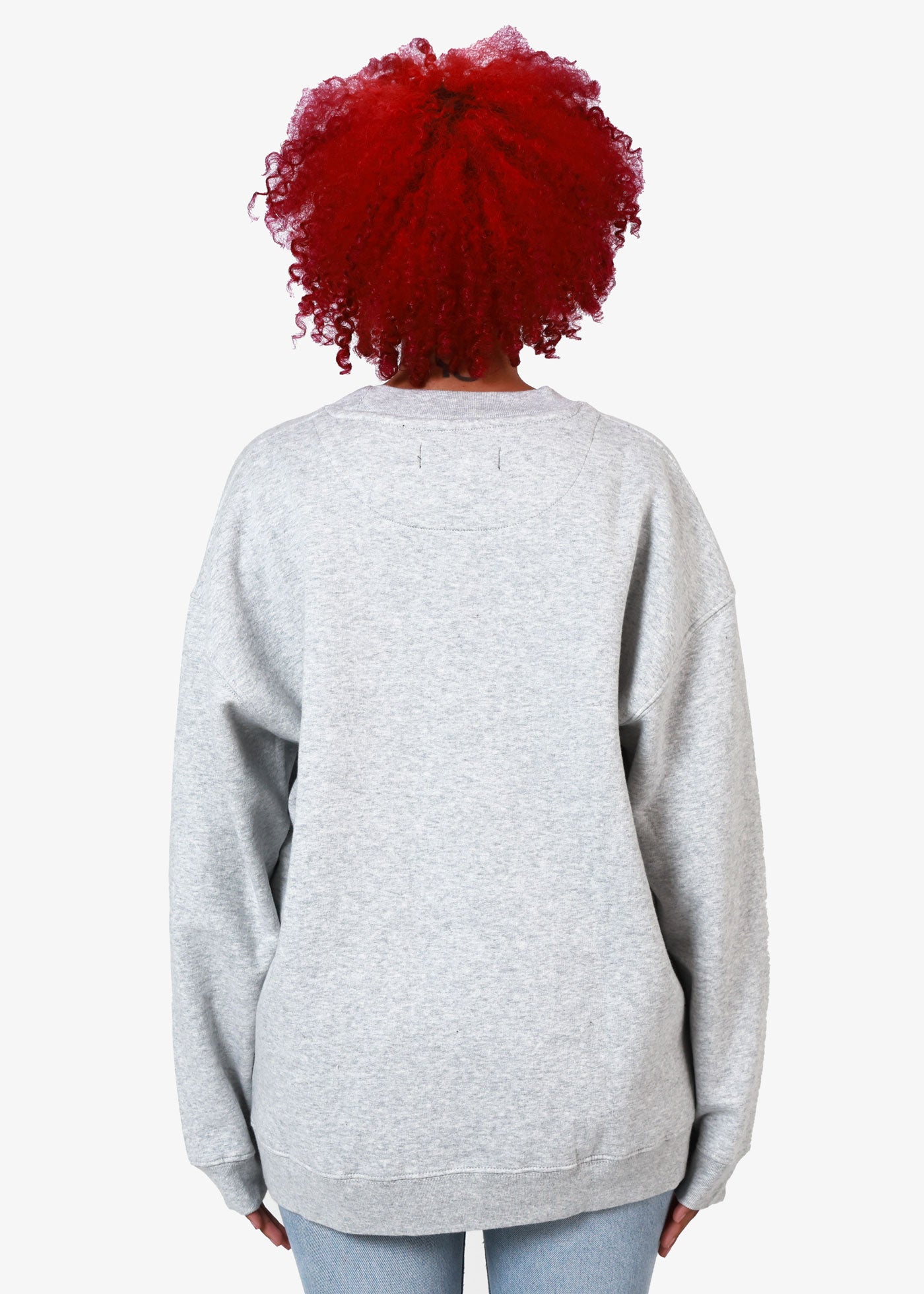 Heather Grey Oversized Crewneck Sweatshirt