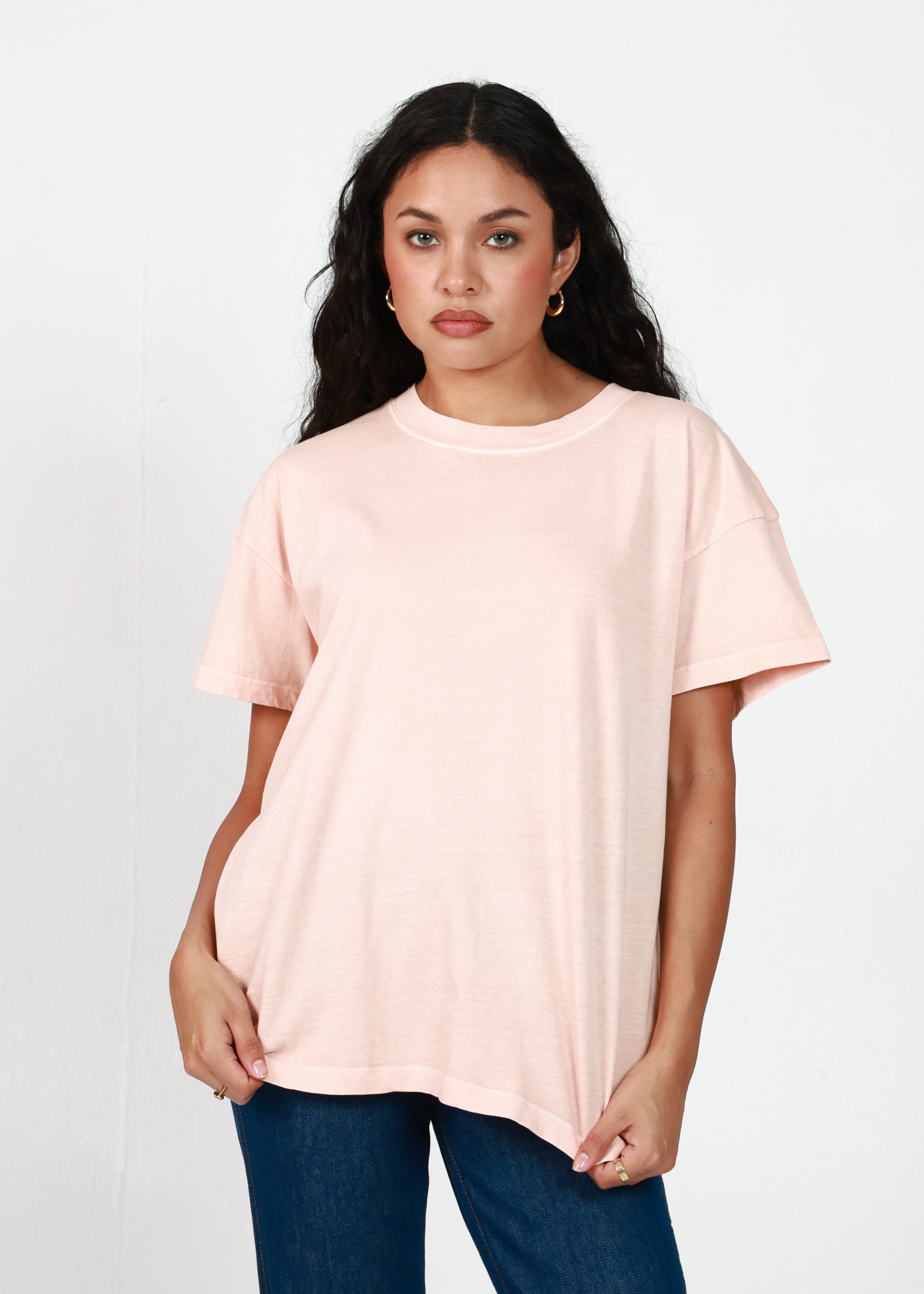 Peach Oversized Tee