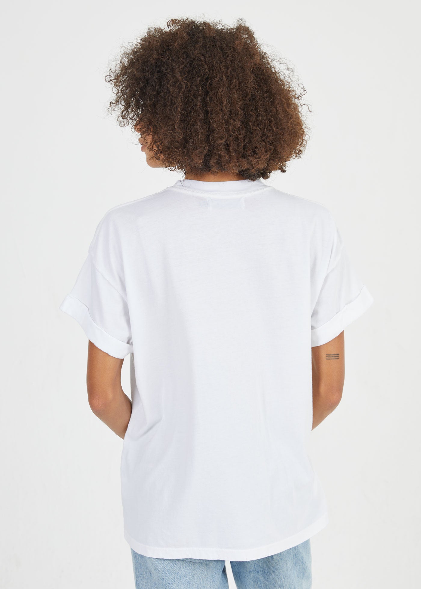 90s Country White Boyfriend Tee