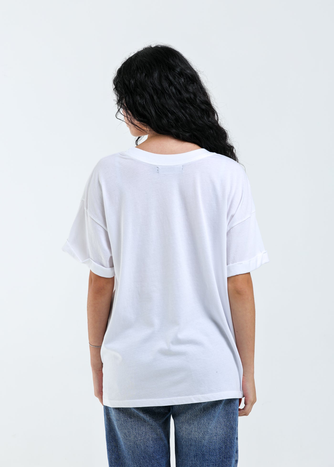 Cancer Cosmic Zodiac Vintage White Boyfriend Tee