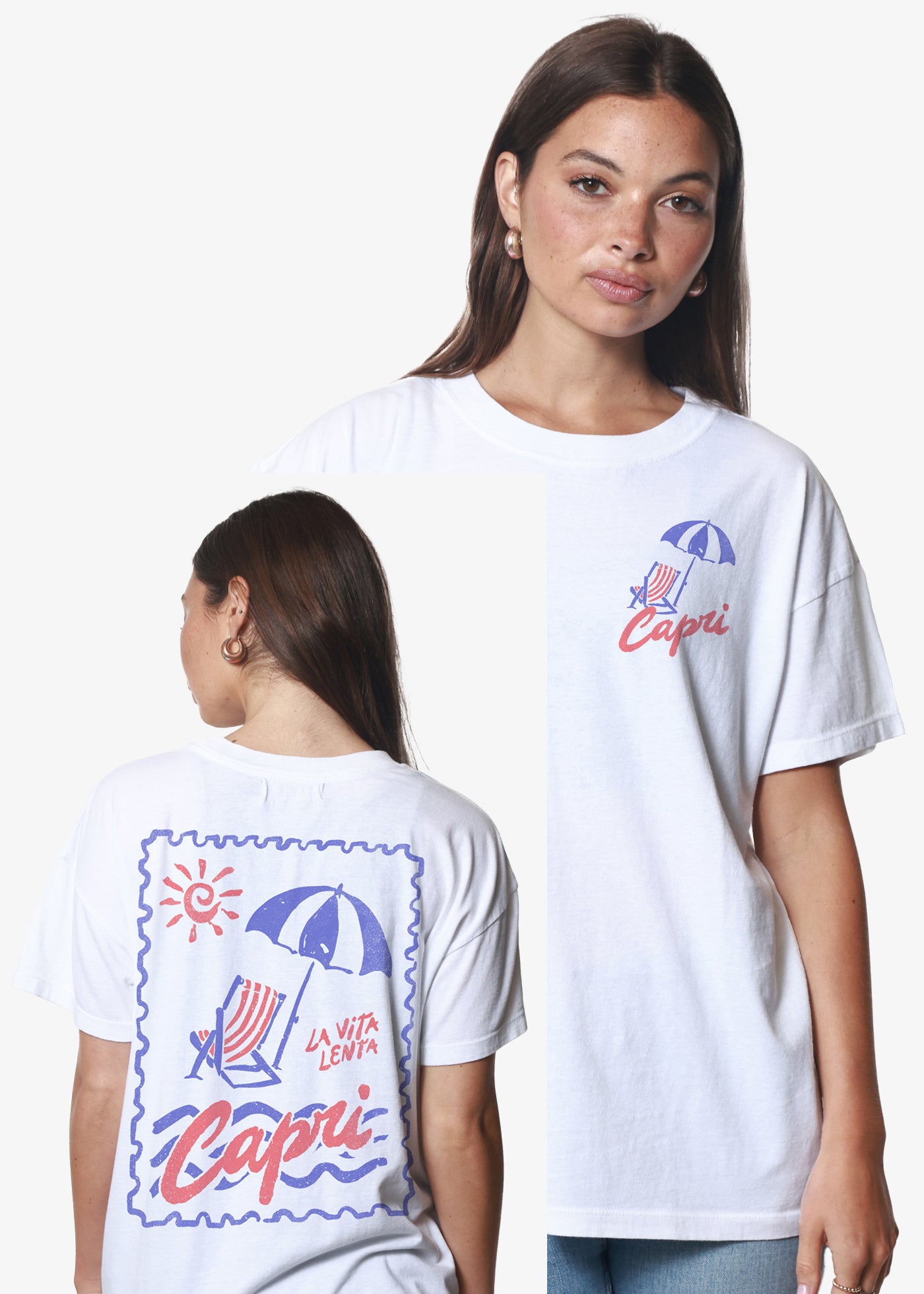 Capri White Everyday Tee