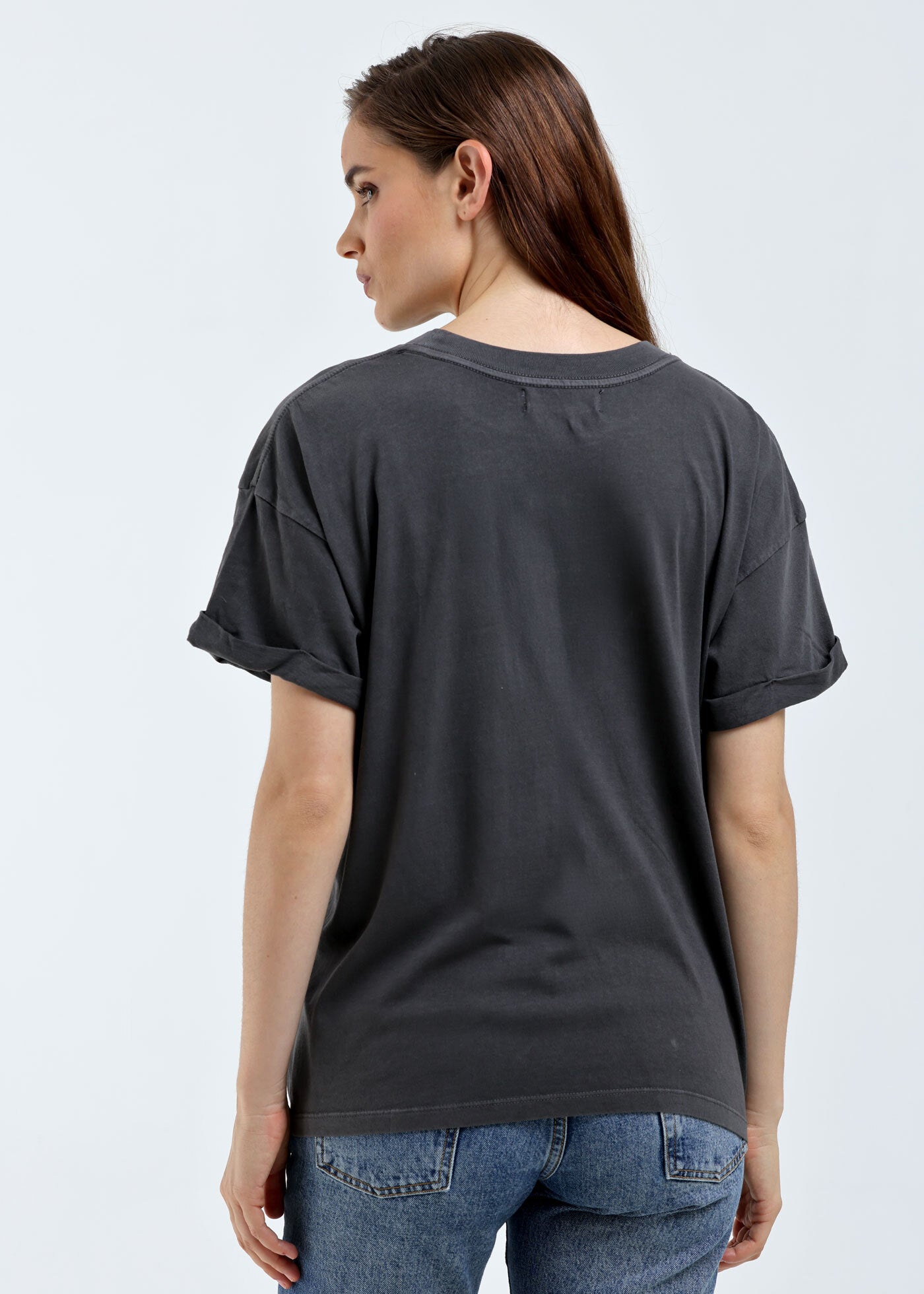 Capricorn Zodiac Reunion Tour Vintage Black Boyfriend Tee