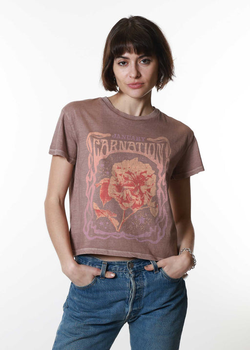 January Carnation Psychedelic Mauve Classic Tee