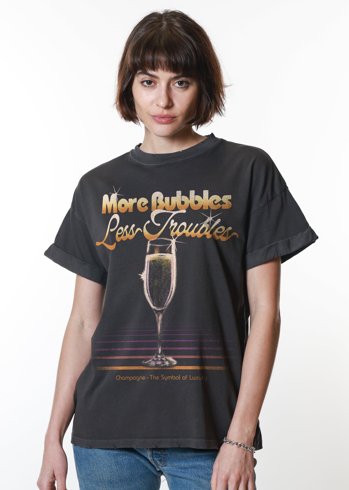More Bubbles Vintage Boyfriend Tee