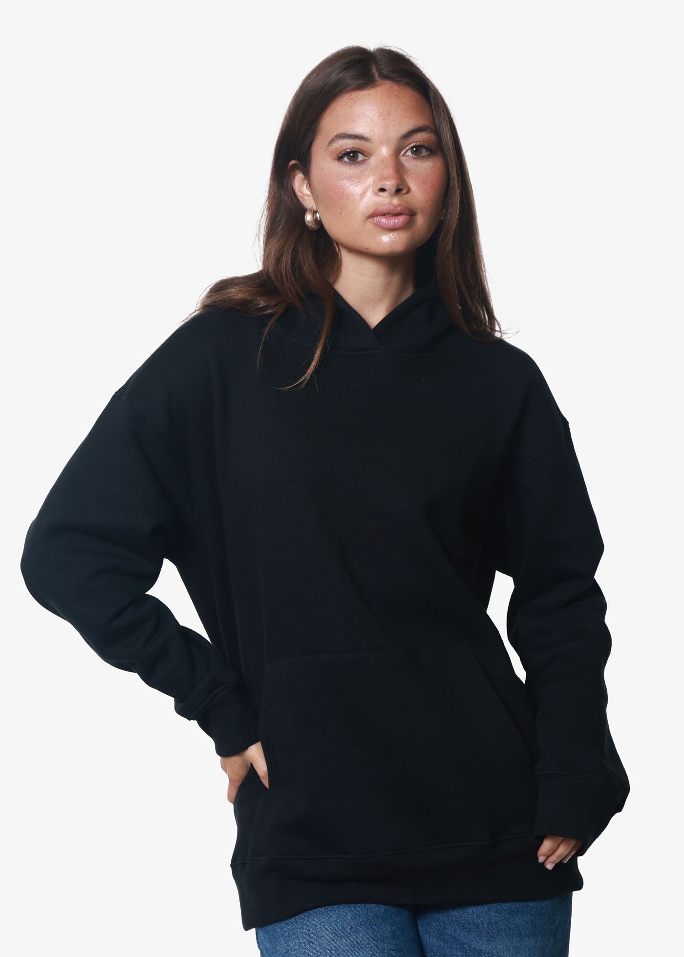 Cocktail Club Oversized Black Hoodie