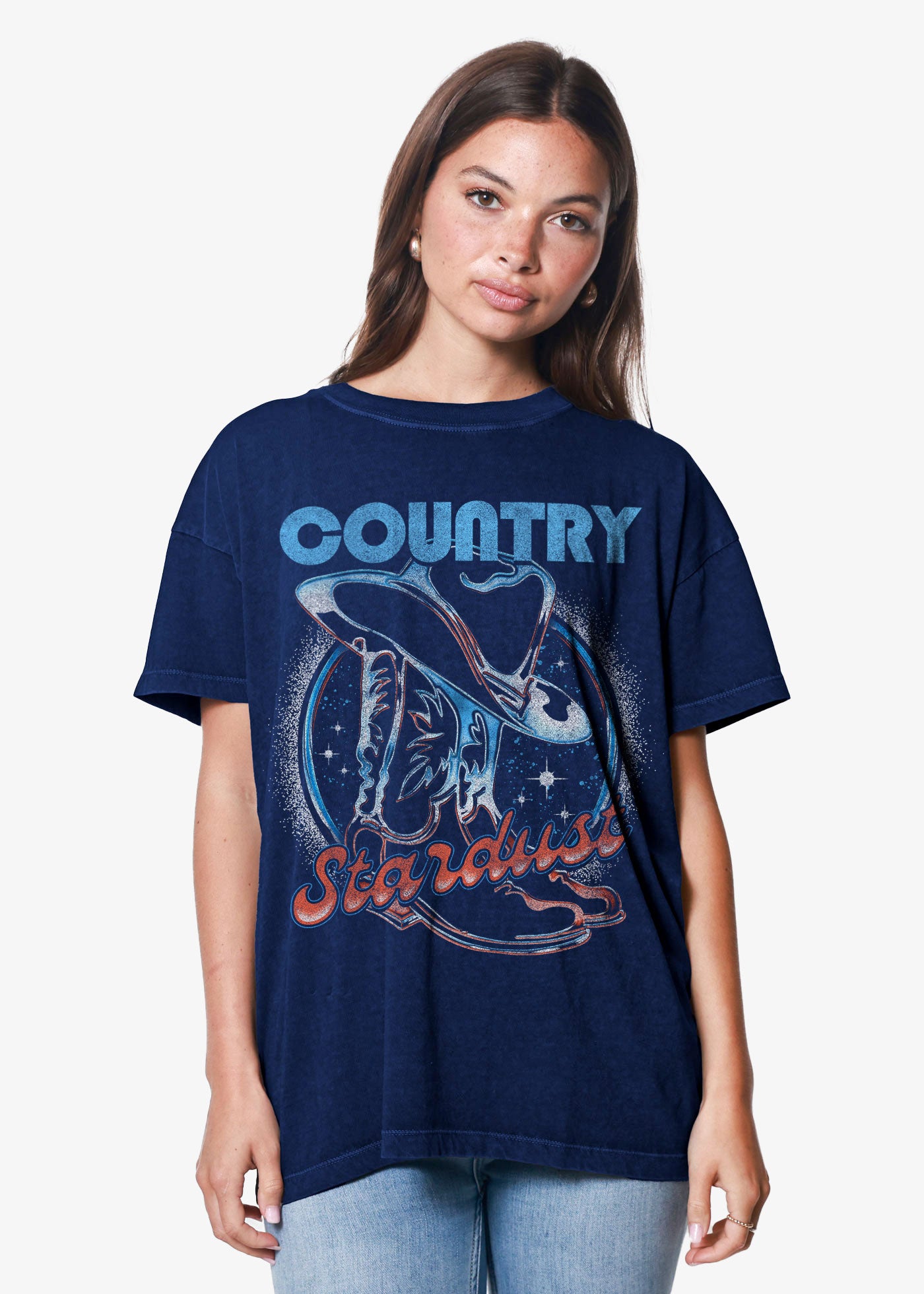 Country Stardust Navy Everyday Tee