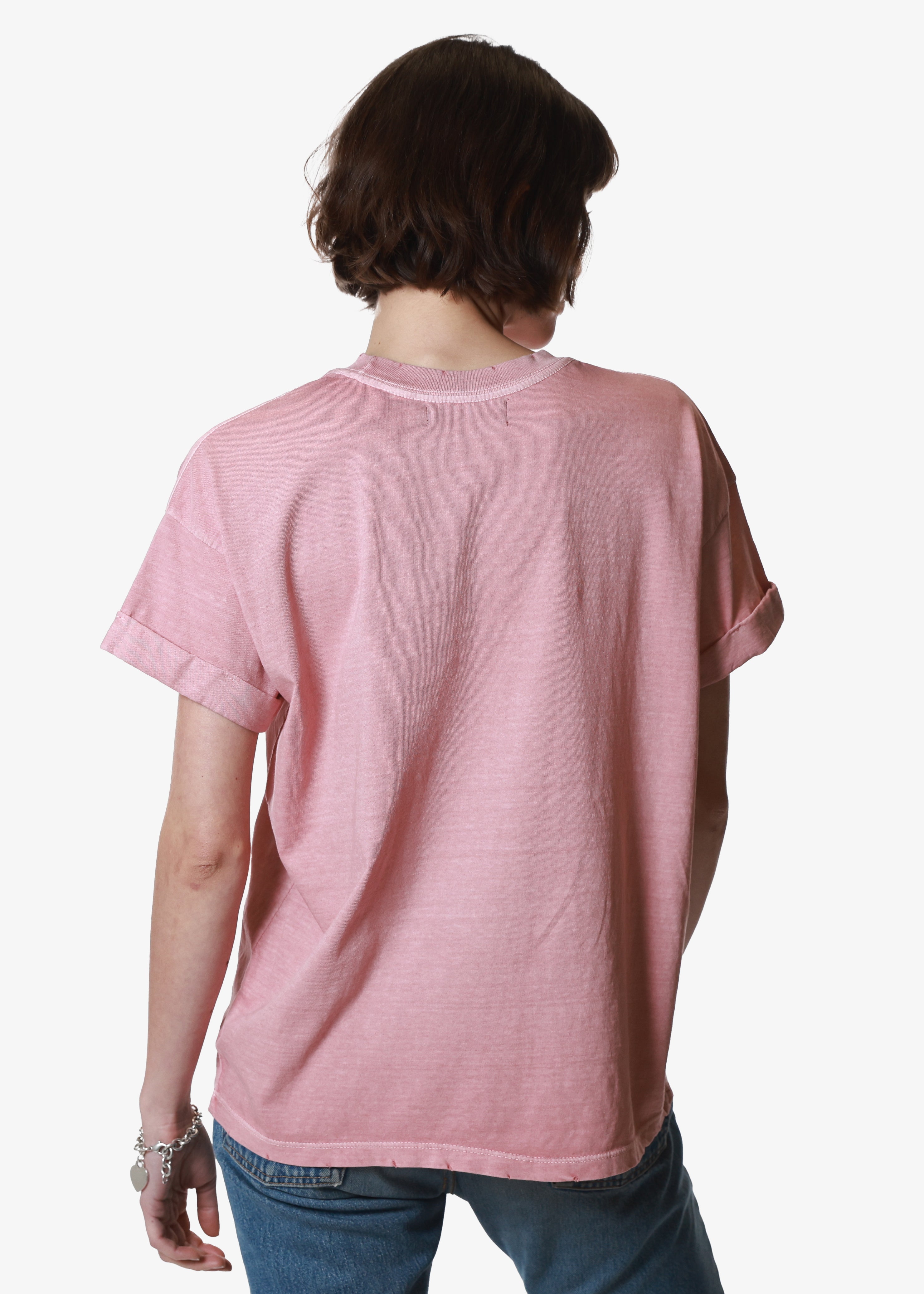 Cowboy Dusty Pink Boyfriend Tee