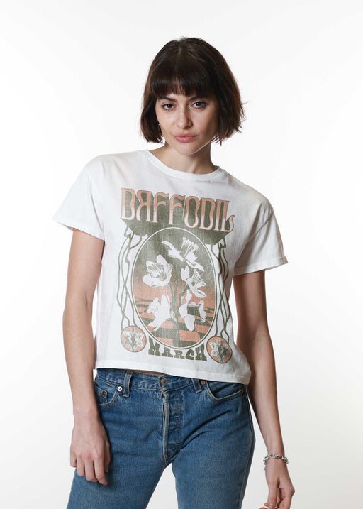 March Daffodil Psychedelic White Classic Tee
