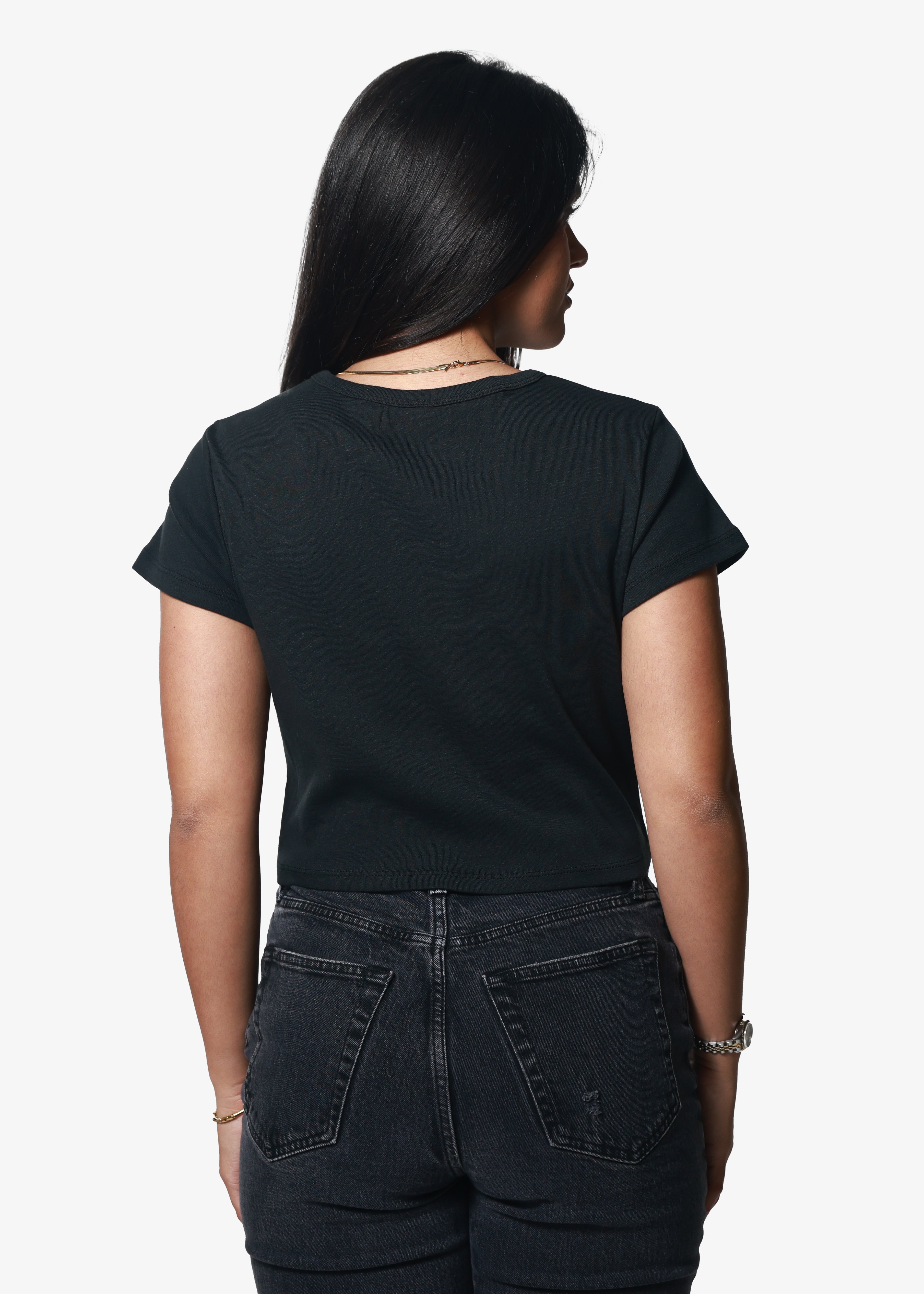 Easy Cowboy Faded Black Baby Tee