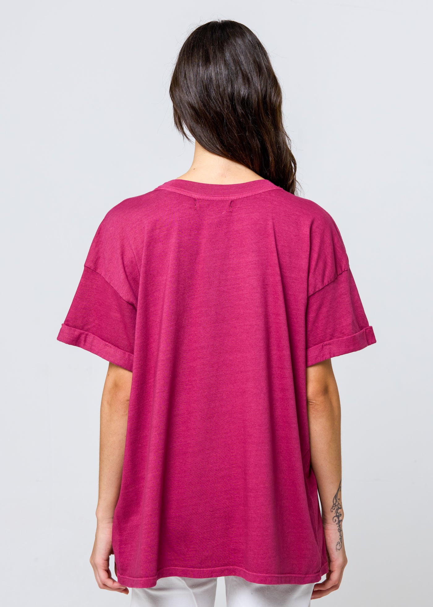 Flower Market Dusty Rose Boyfriend Tee