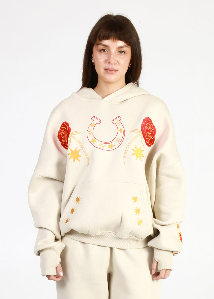 Nudie Suit Bone Oversized Hoodie