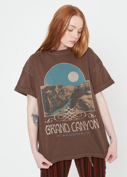 Grand Canyon Western Chocolate Boyfriend Tee