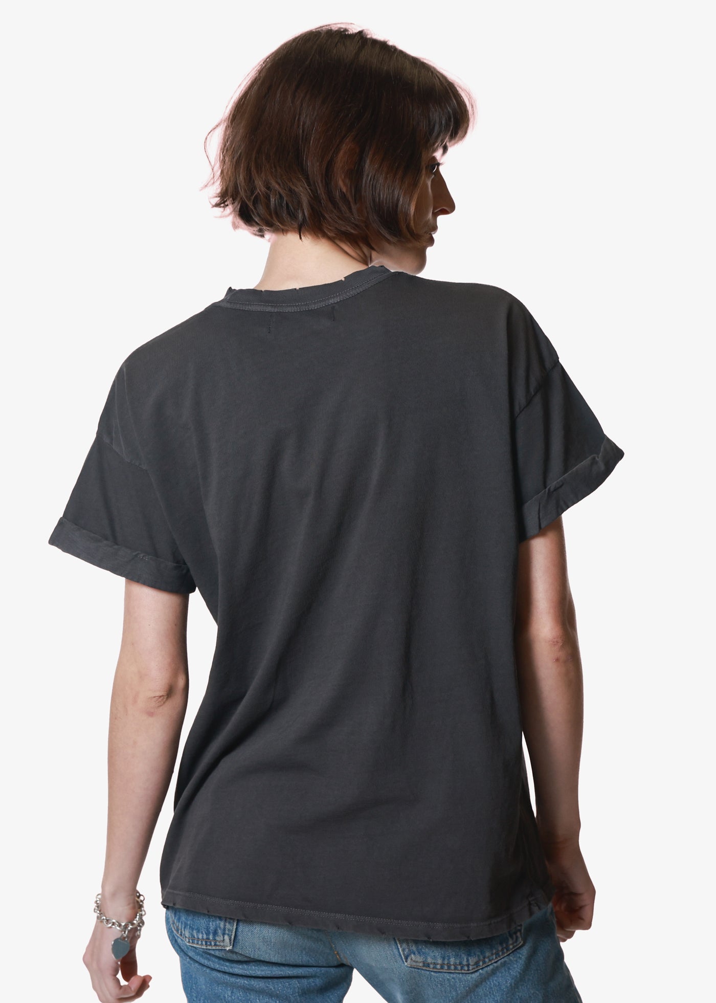 Here Comes the Sunshine Vintage Black Boyfriend Tee