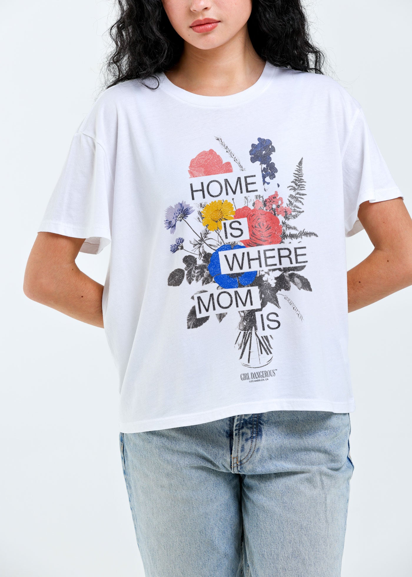Home is Where Mom Is Vintage White Classic Tee