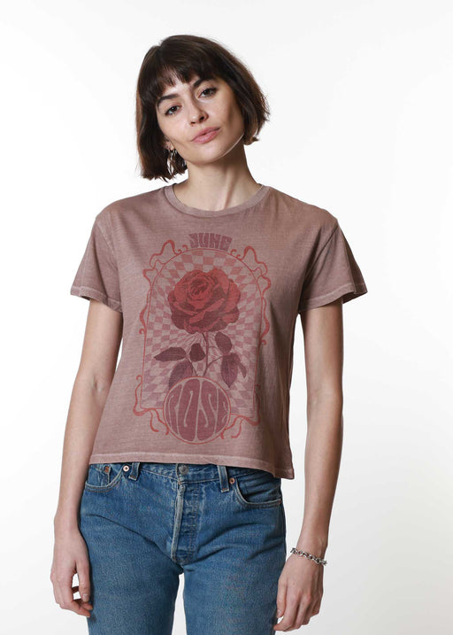 June Rose Psychedelic Mauve Classic Tee