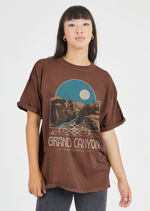 Grand Canyon Western Chocolate Boyfriend Tee