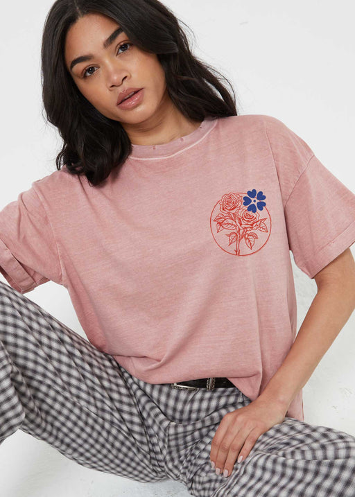 Love Thyself Dusty Pink Boyfriend Tee