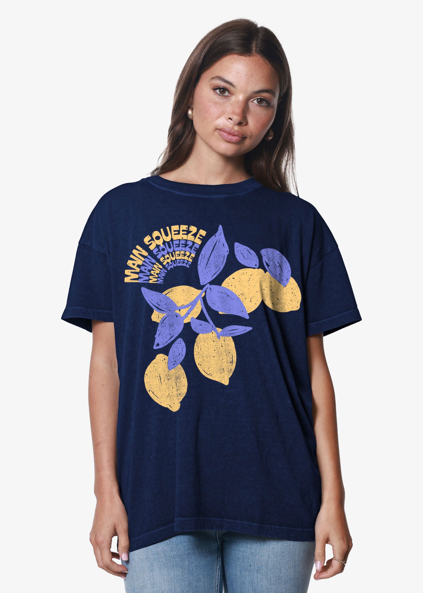 Main Squeeze Navy Everyday Tee