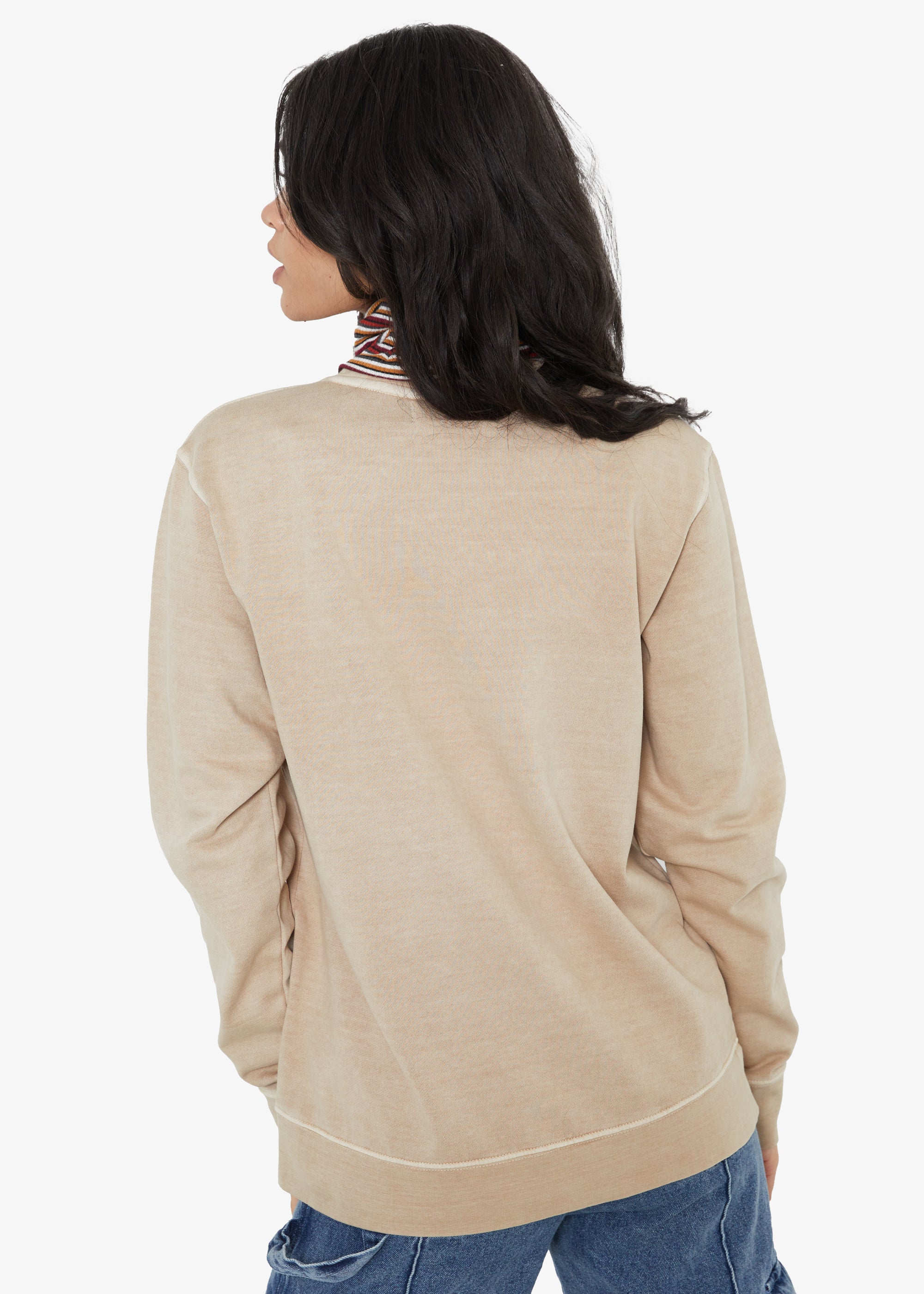 Nashville Proper Sand Oversized Crewneck Sweatshirt