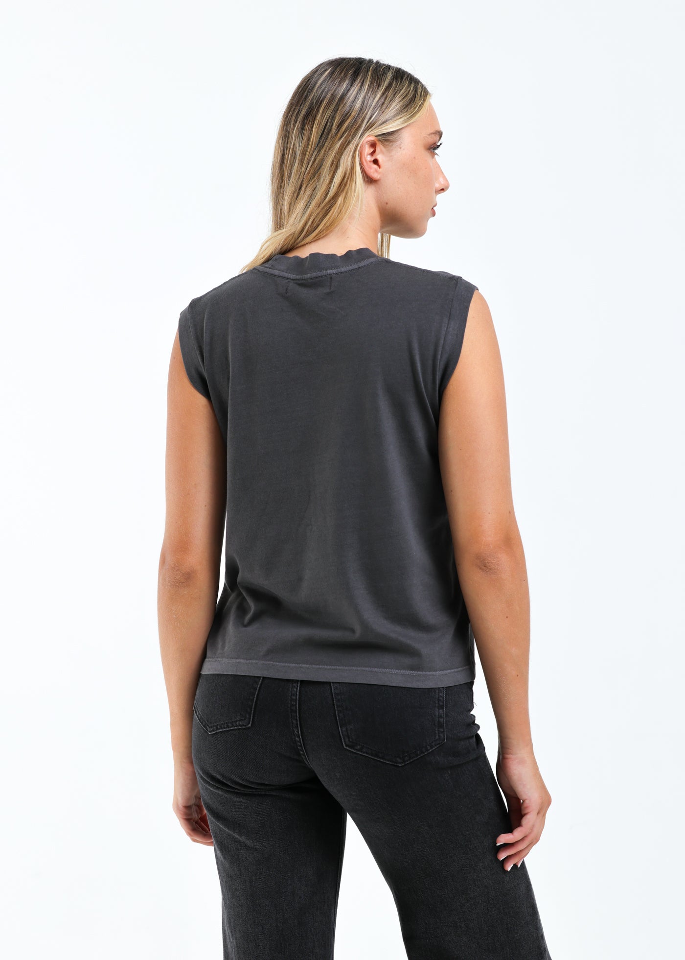 Running With The Wind Vintage Black Moto Tee