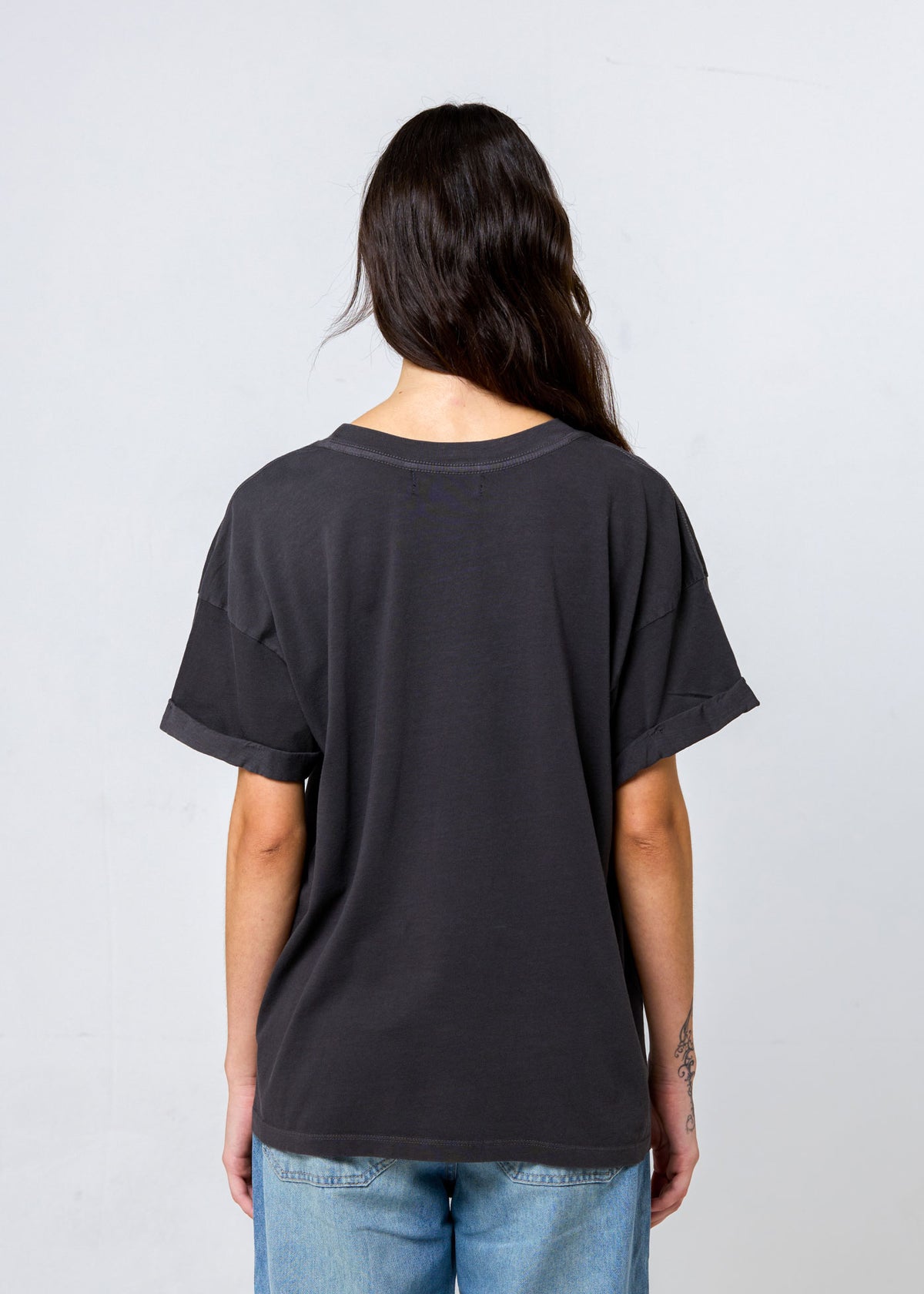 Sip Or Treat Vintage Black Boyfriend Tee