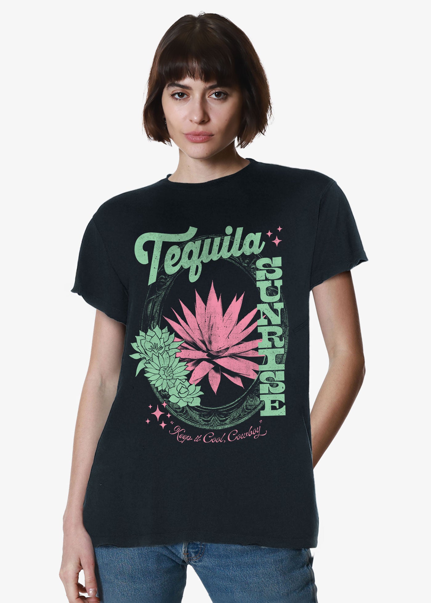 Tequila Sunrise Faded Vintage Tee