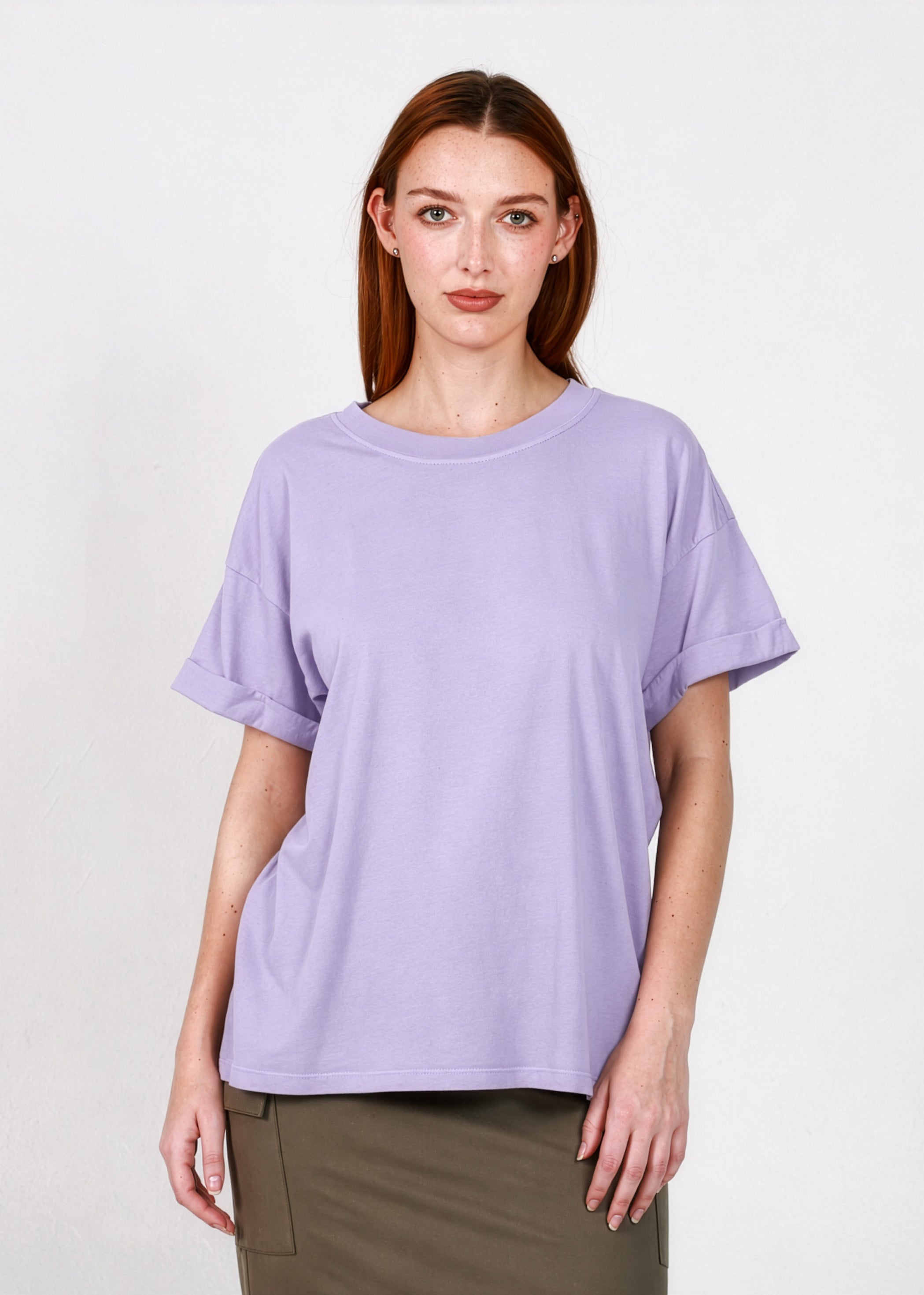 Violet Boyfriend Tee