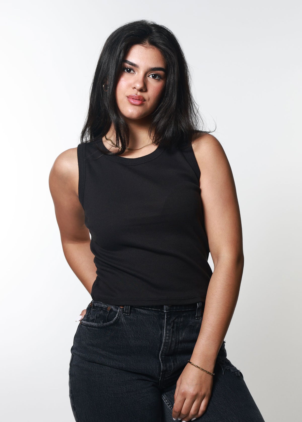 Ribbed Crop Tank