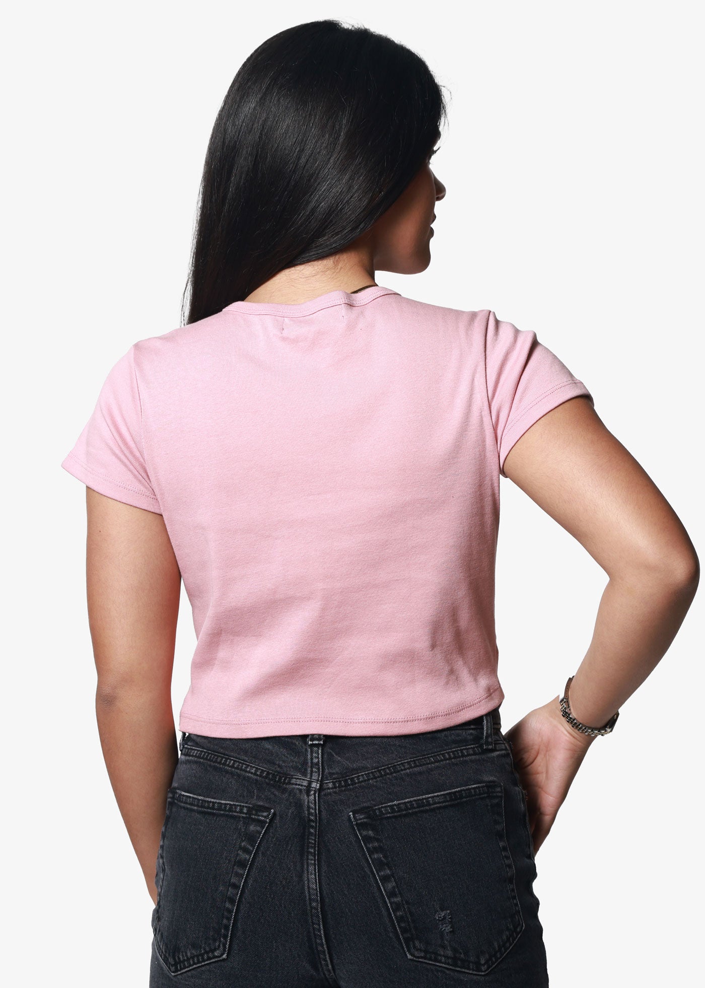 Dusty Pink Baby Tee