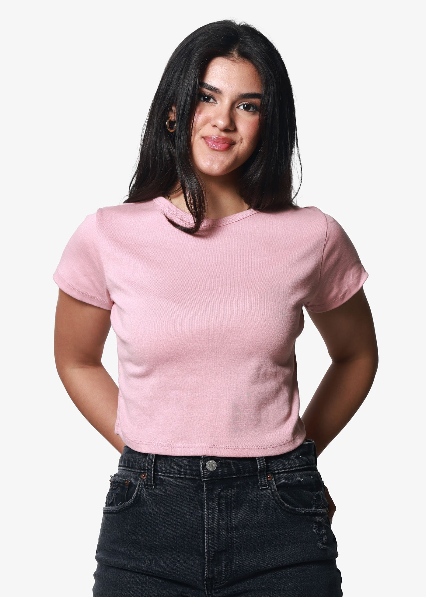 Dusty Pink Baby Tee