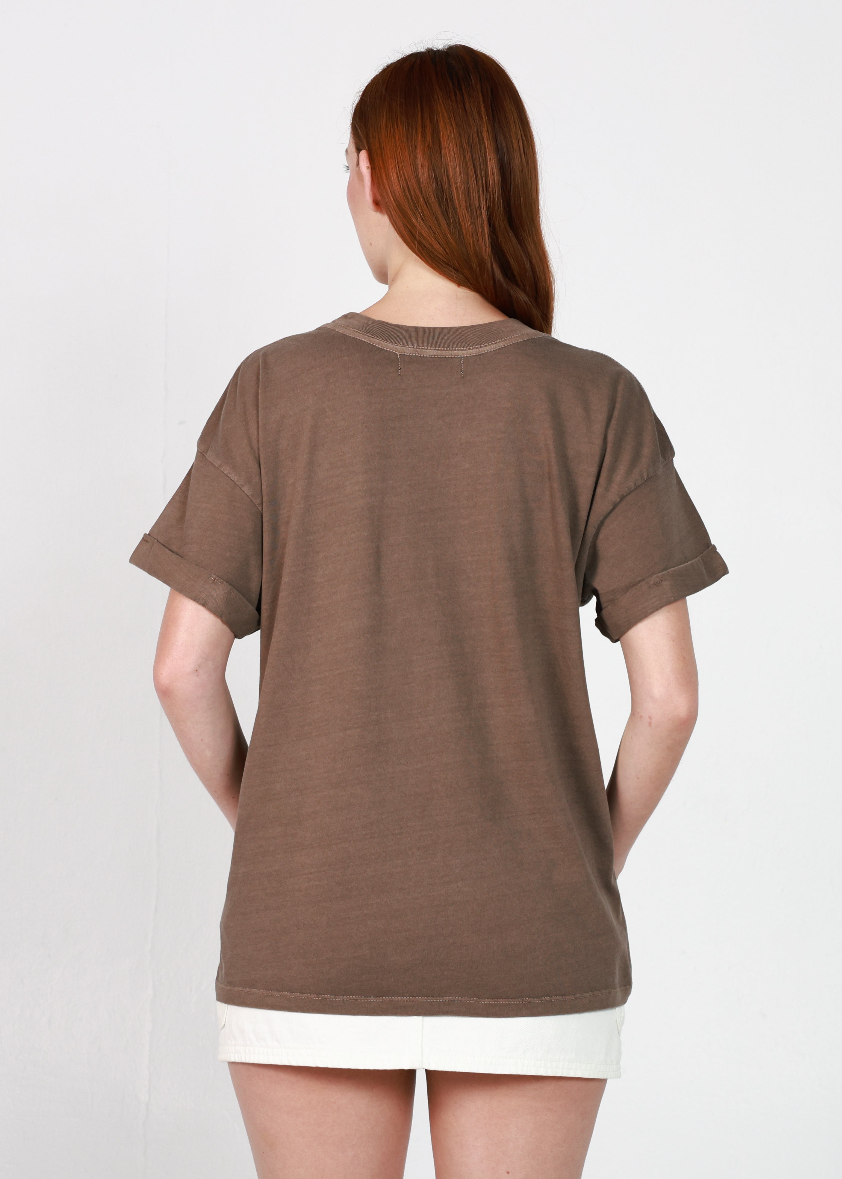 Espresso Brown Boyfriend Tee
