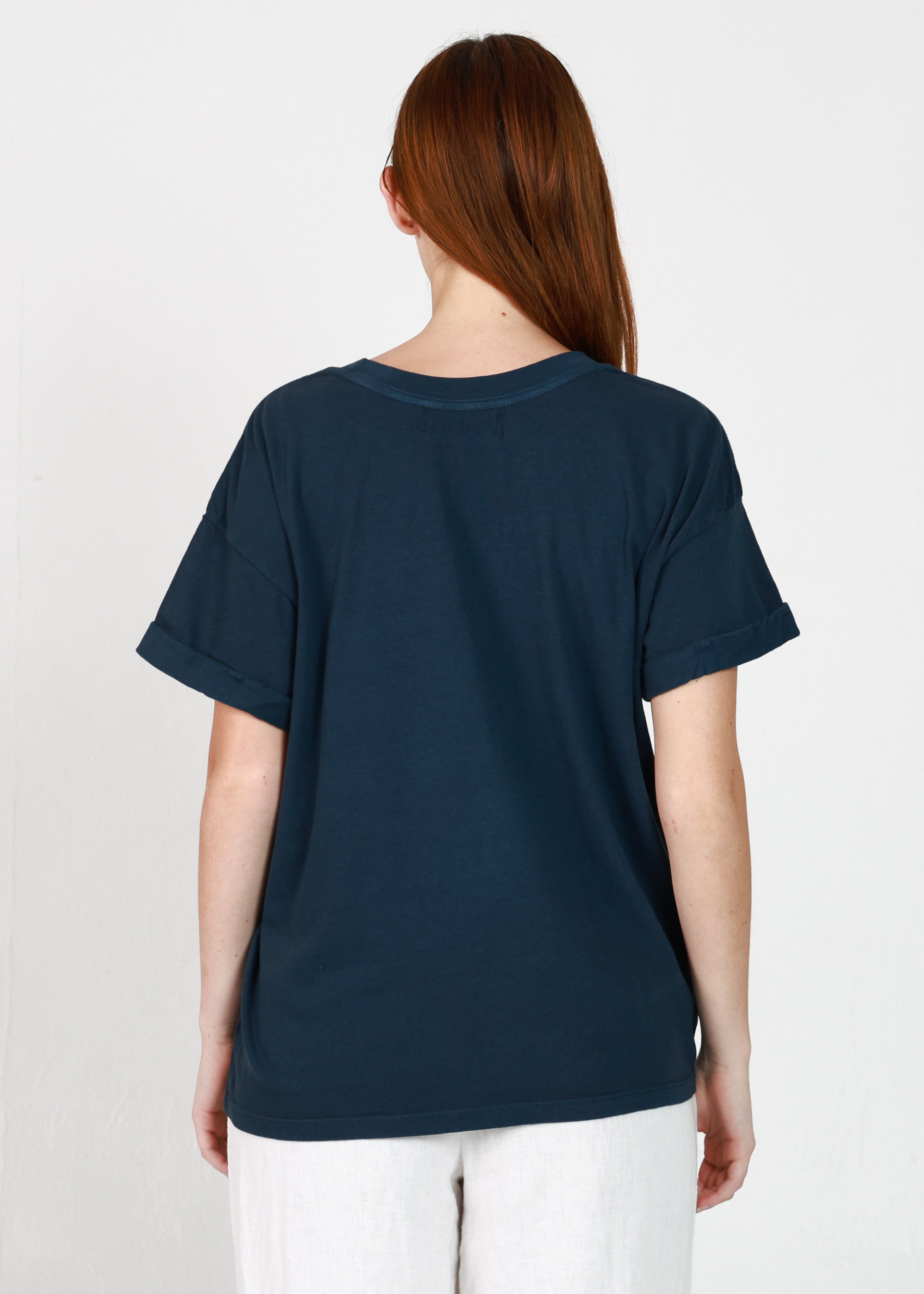 Navy Blue Boyfriend Tee