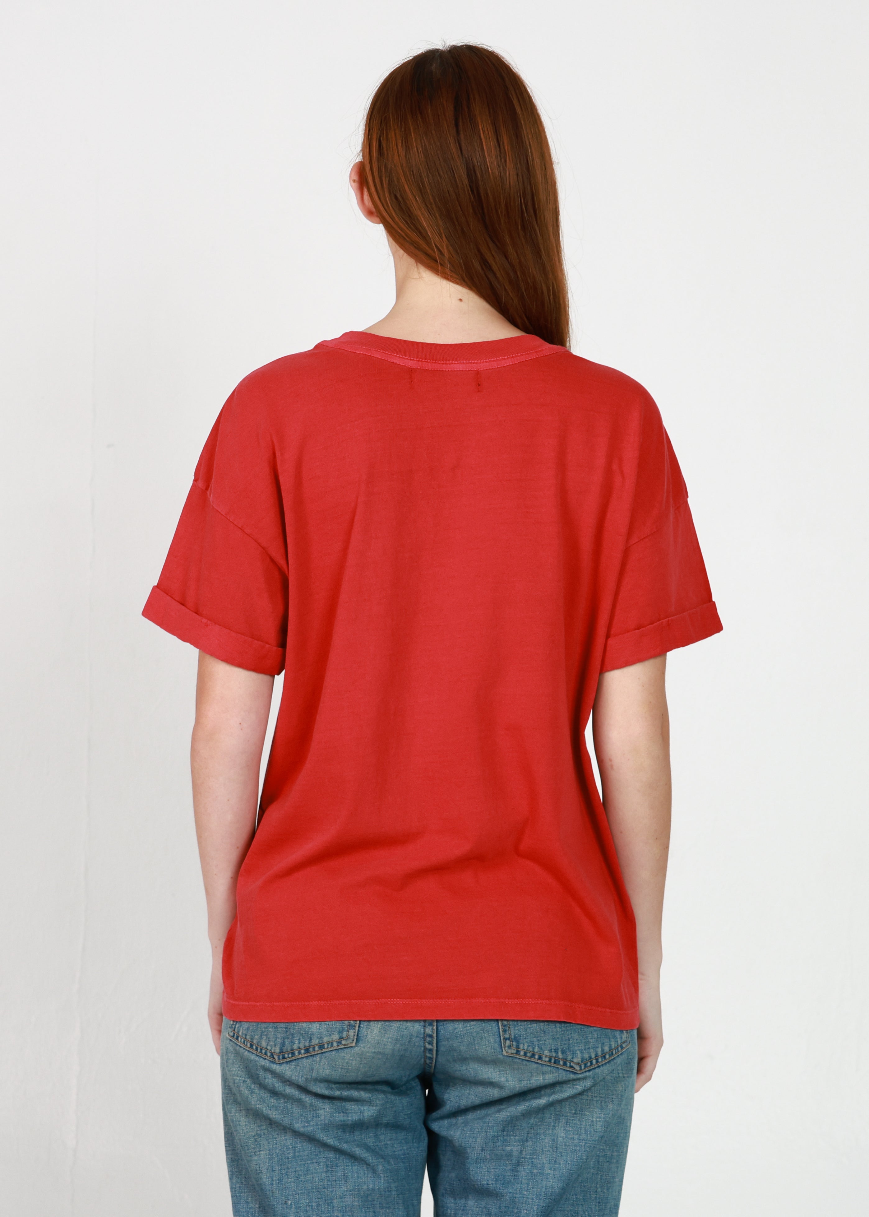 Red Boyfriend Tee