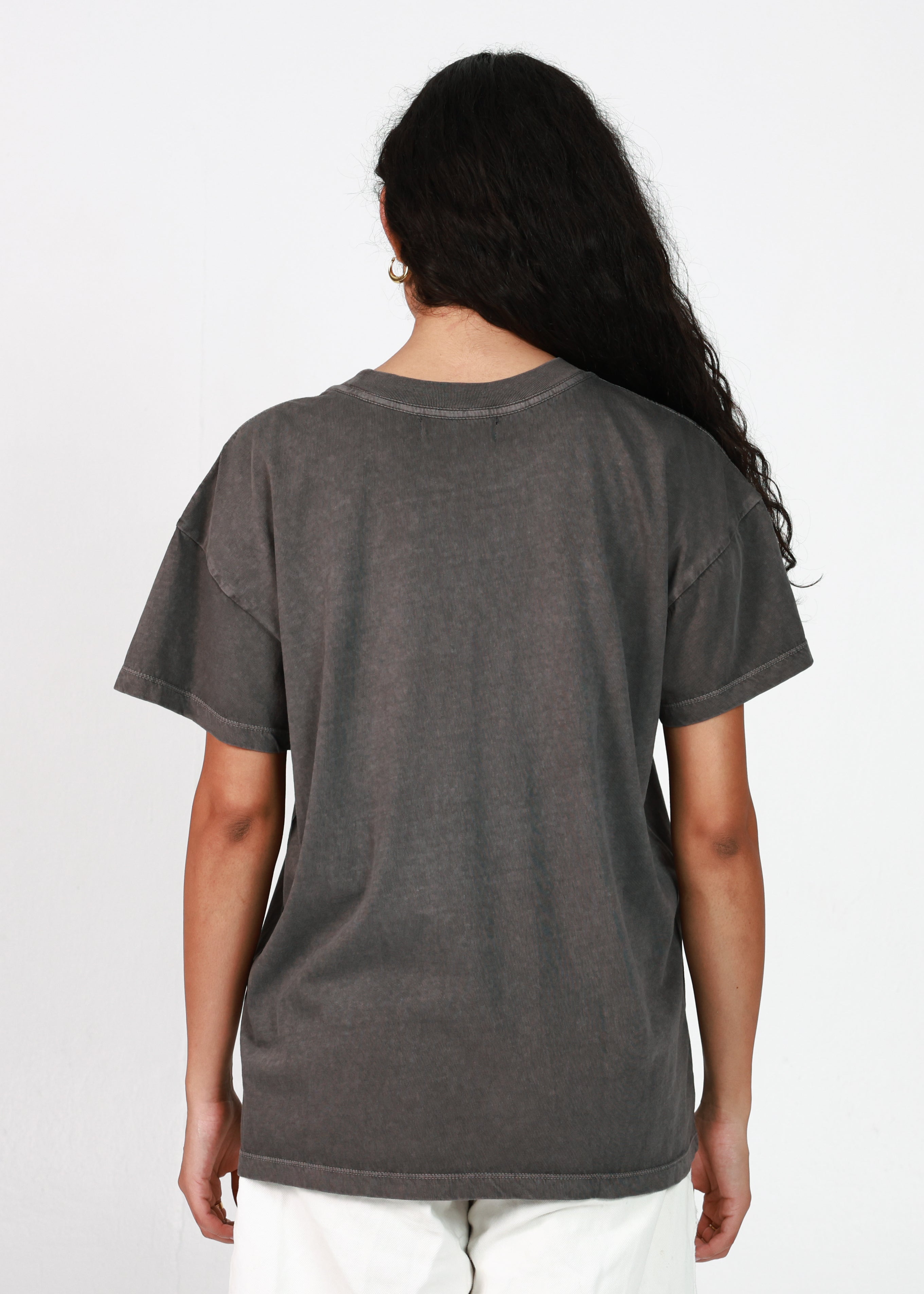 Vintage Black Oversized Tee