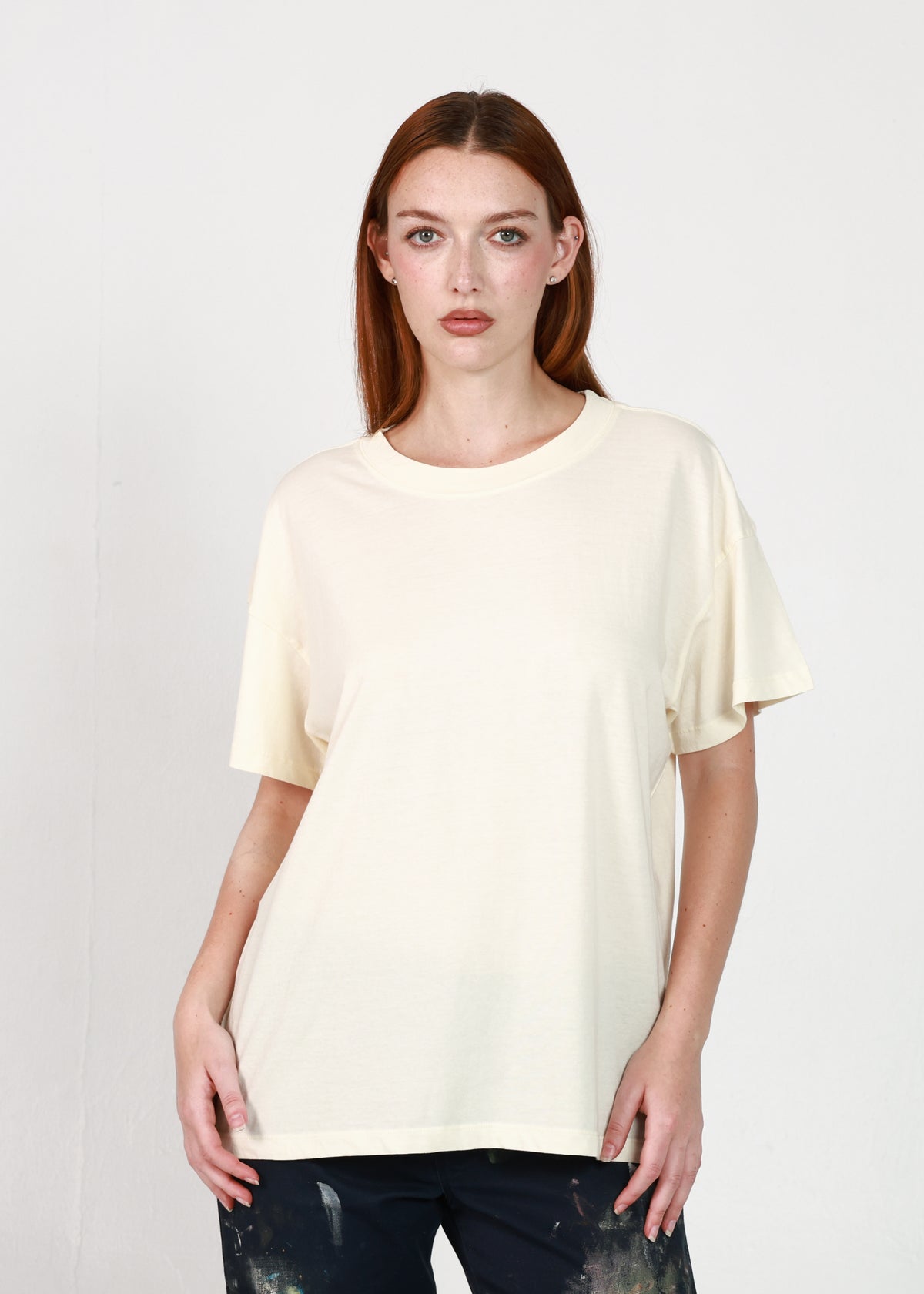 Girl Dangerous Off White Oversized T-Shirt