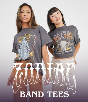Zodiac band tees links to our zodiac band collection