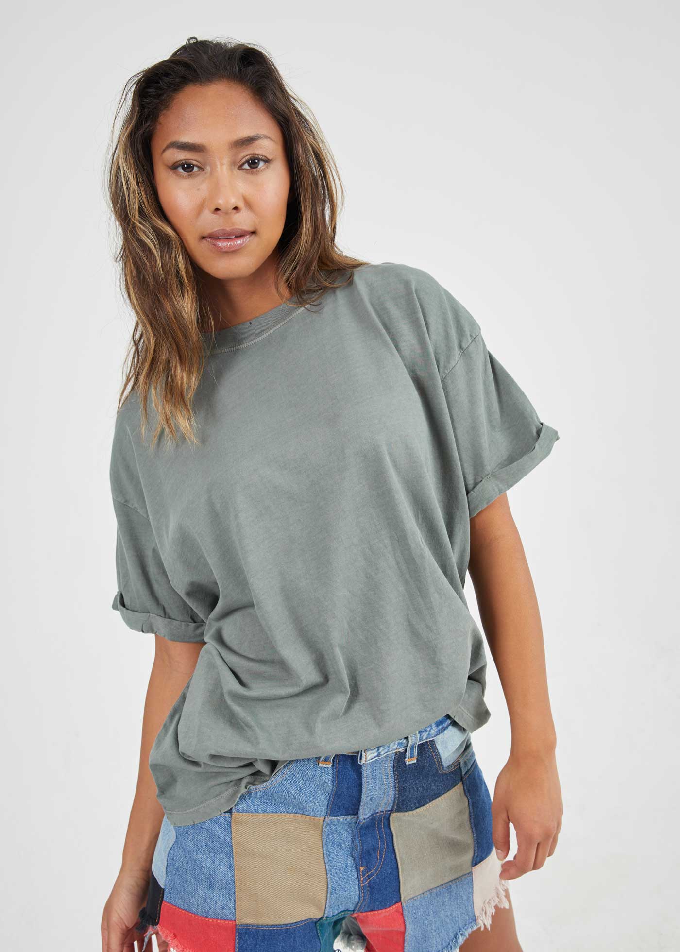 Army Green Boyfriend Tee